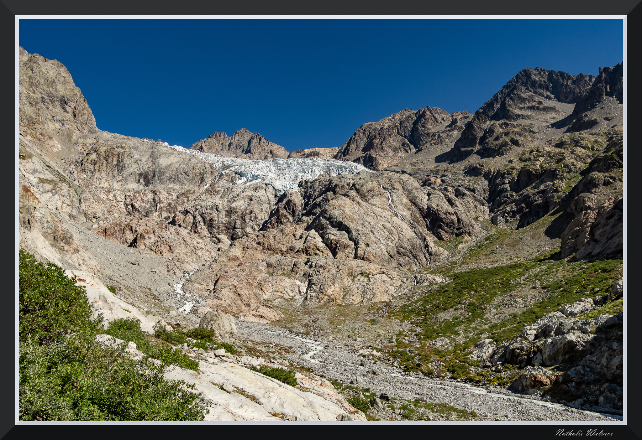 Sur le chemin vers le glacier blanc